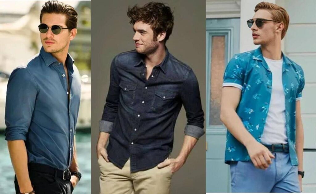 Upgrade Your Wardrobe with the 299 rs only flower style casual men shirt long sleeve thesparkshop.in